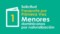 Solicitud de Pasaporte para Menores por Primera Vez (Dominicanos por Naturalización)