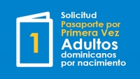 Solicitud de Pasaporte para Adultos por Primera Vez (Dominicanos por Nacimiento)